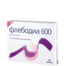 Флебодиа 600 табл. п/о пленочной 600 мг №30, Лаборатории Иннотера, произведено Иннотера Шузи