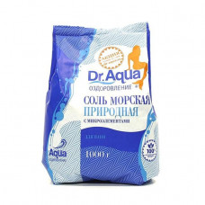 Доктор Аква природная Соль морская для ванн 1 кг, УРАЛМЕДПРОМ ПТК