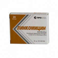 Линкомицин капс. 250 мг №20, Производство медикаментов ООО
