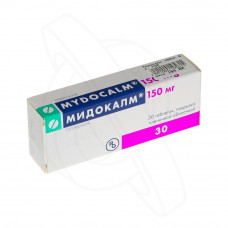 Мидокалм табл. п/о 150 мг №30, Гедеон Рихтер-РУС ЗАО