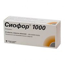 Сиофор 1000 табл. п/о 1000 мг №60, Берлин-Хеми АГ/Менарини Групп
